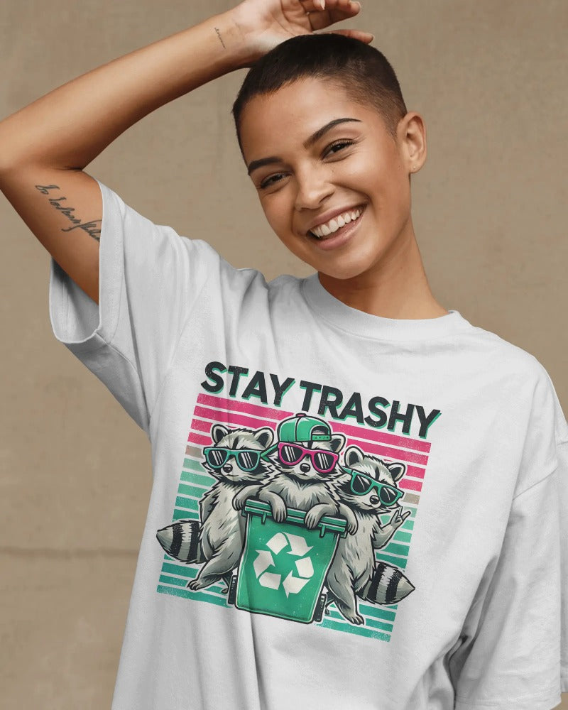 Stay Trashy Raccoon Gang Tee