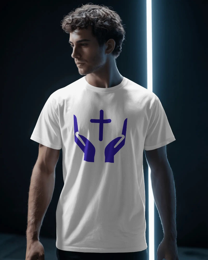 Power in the Process Tee – Prayer Hands Graphic Shirt