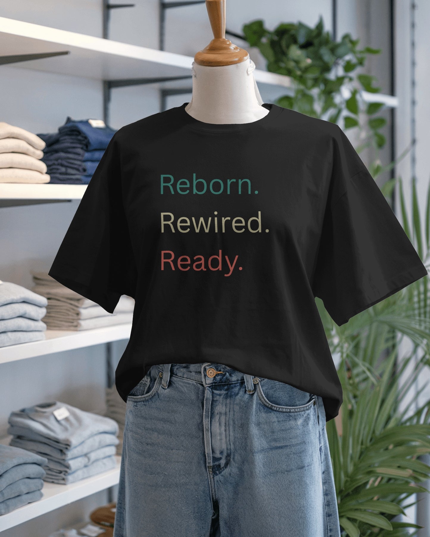 Reborn. Rewired. Ready. Statement Tee
