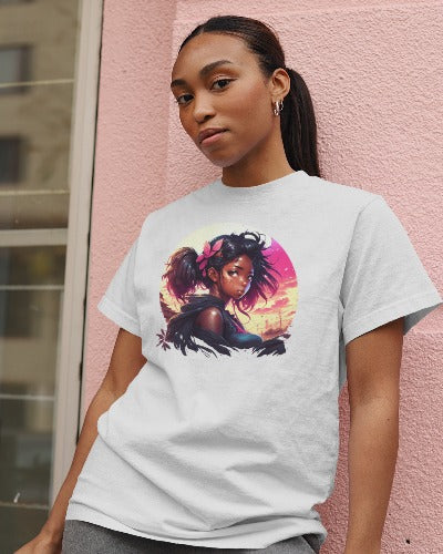 Soul Power Bold Girl Anime Tee