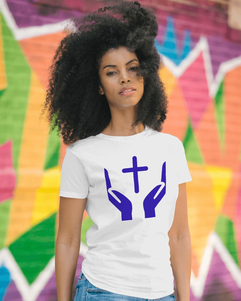 Power in the Process Tee – Prayer Hands Graphic Shirt