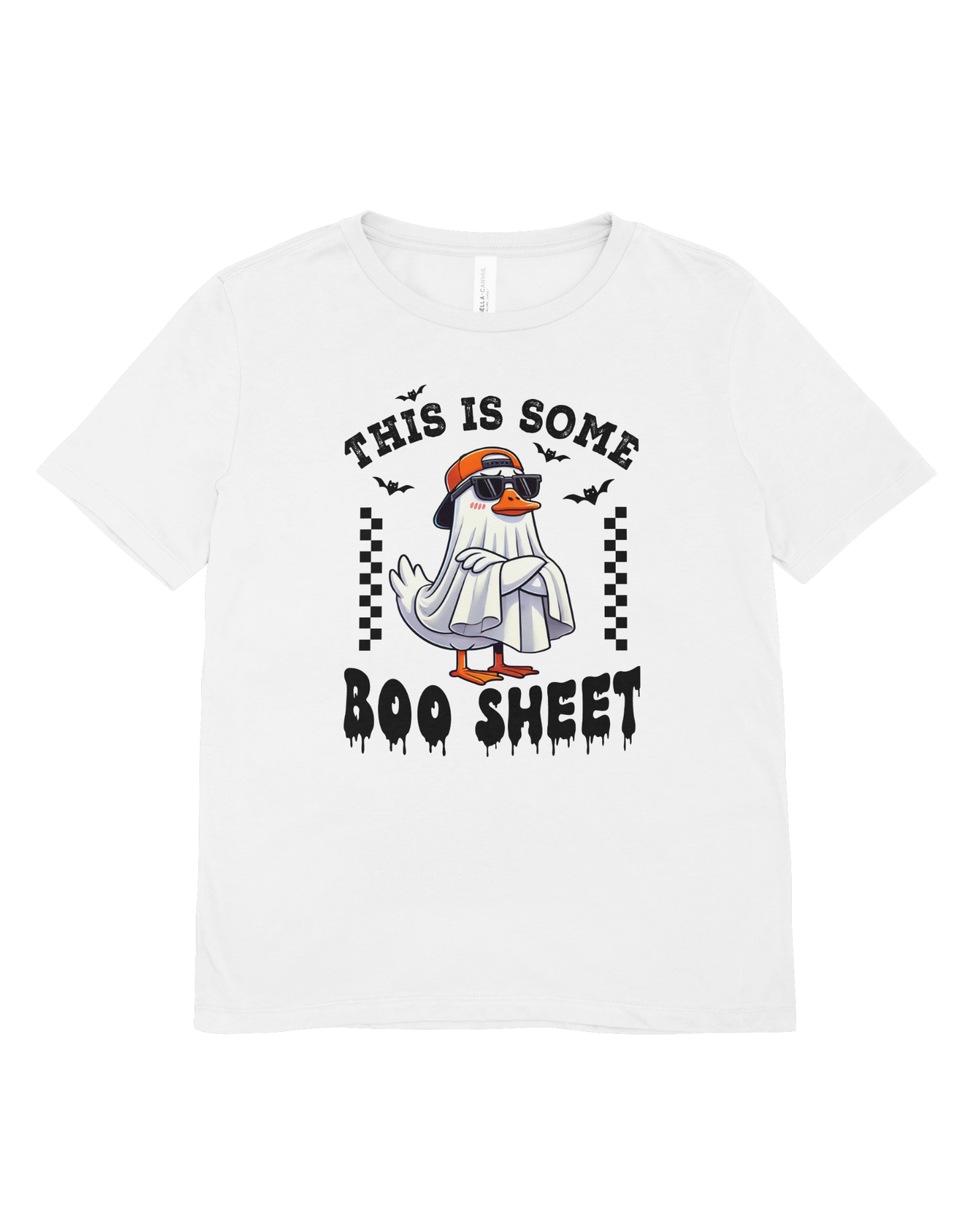 This Is Some Boo Sheet Halloween Pun T-Shirt - Funny Ghost Duck Graphic Tee