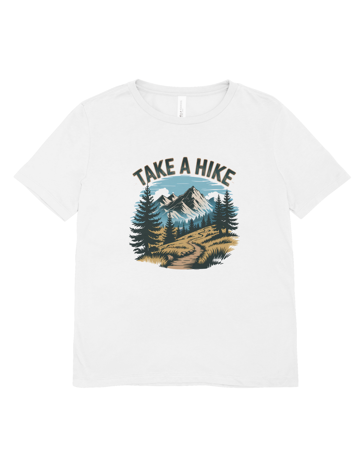 Take A Hike Mountain Adventure T-Shirt - Women's Outdoor Hiking Graphic Tee - Nature Lover Gift