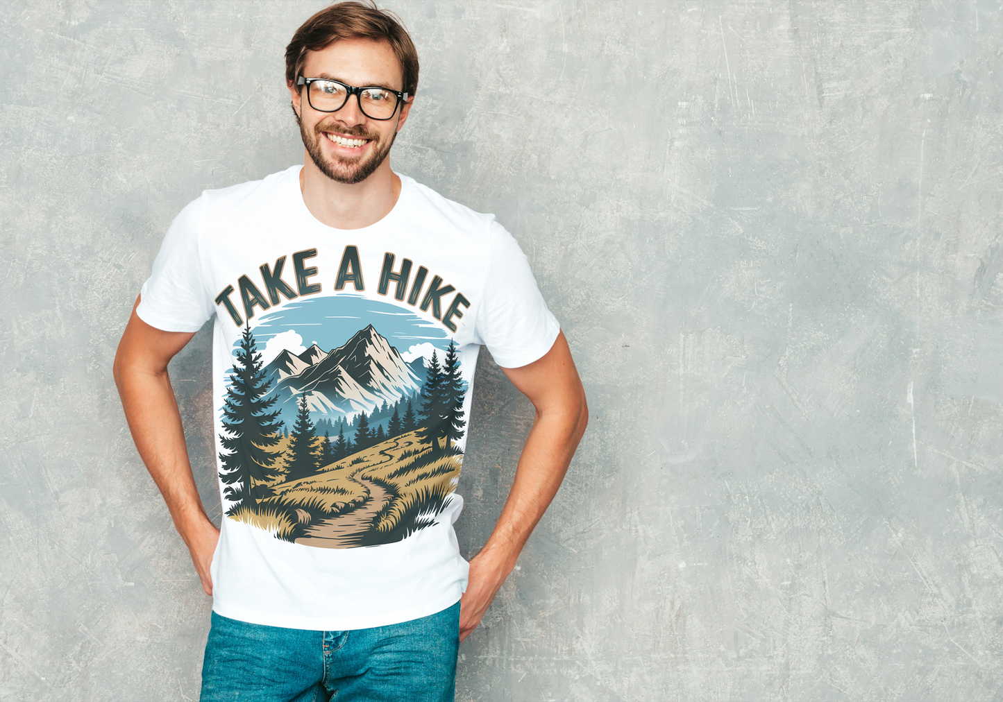Take A Hike Mountain Adventure T-Shirt - Women's Outdoor Hiking Graphic Tee - Nature Lover Gift