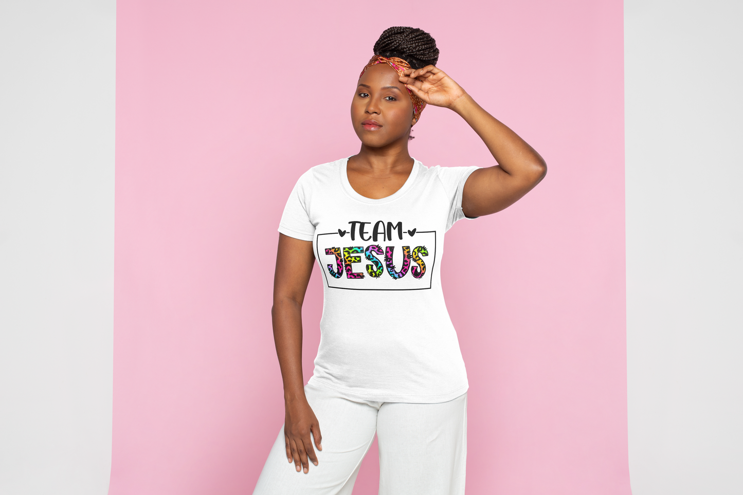 Team Jesus Christian Athletic T-Shirt - Faith Based Sports Workout Tee