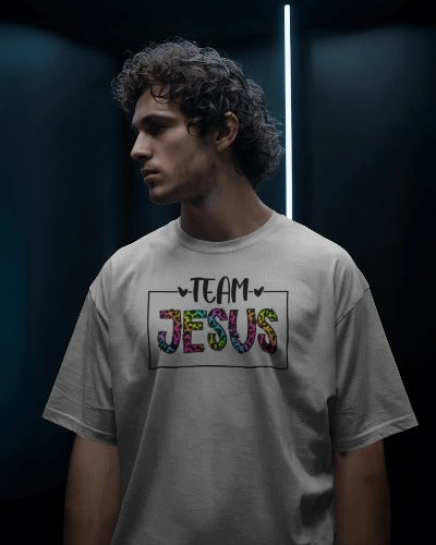 Team Jesus Christian Athletic T-Shirt - Faith Based Sports Workout Tee
