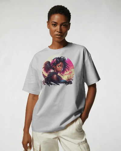 Soul Power Bold Girl Anime Tee