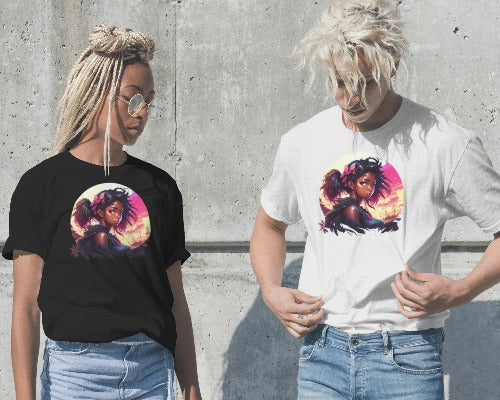 Soul Power Bold Girl Anime Tee