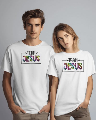 Team Jesus Christian Athletic T-Shirt - Faith Based Sports Workout Tee