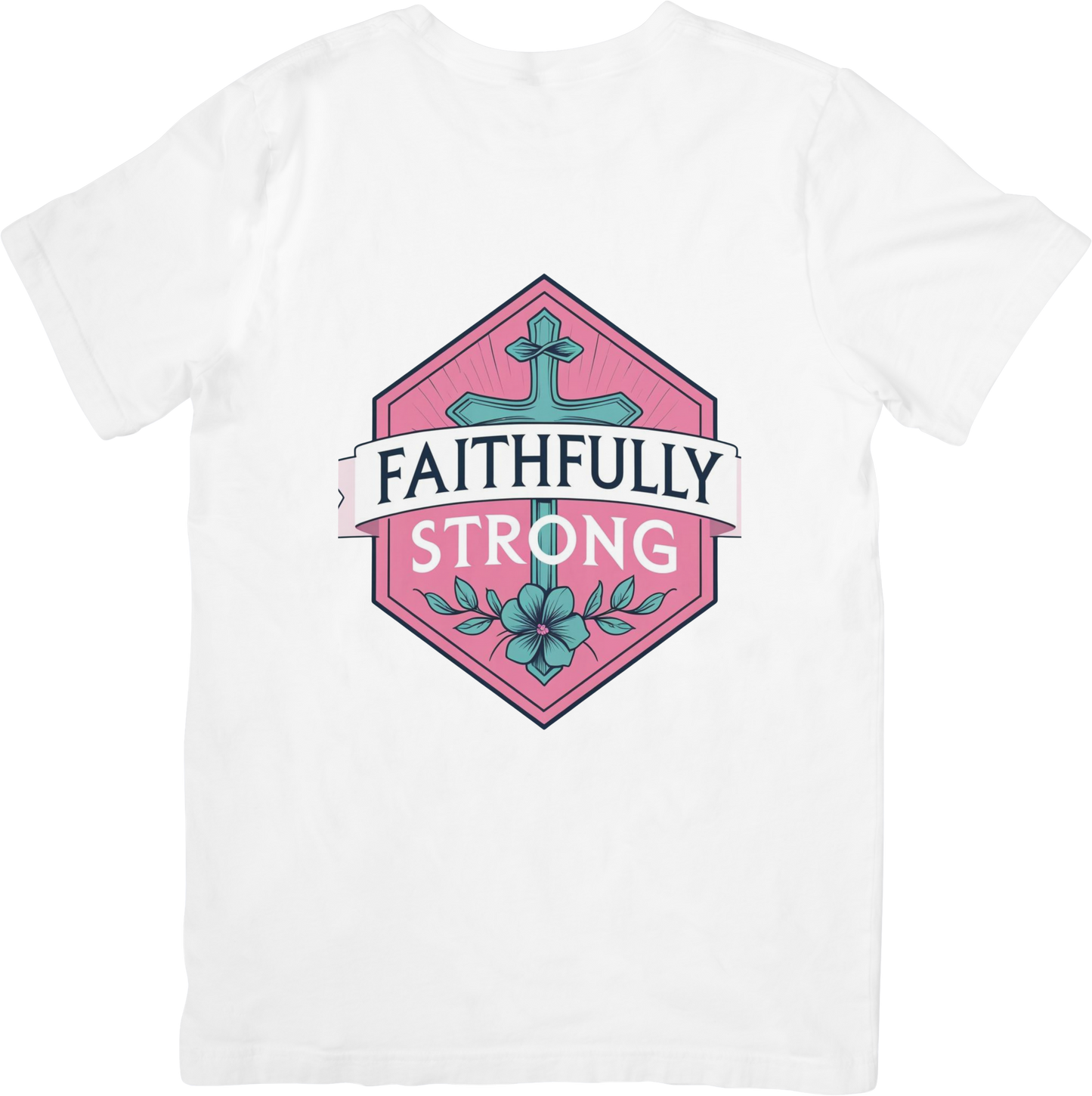 Faithfully Strong Sword & Shield Graphic Tee