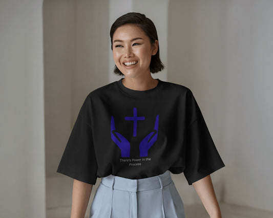 Power in the Process Tee – Prayer Hands Graphic Shirt