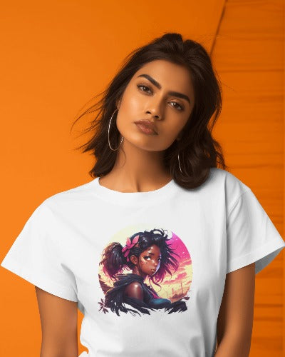 Soul Power Bold Girl Anime Tee