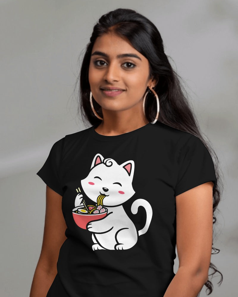 Pho Real Cute Cat Slurpin’ Tee