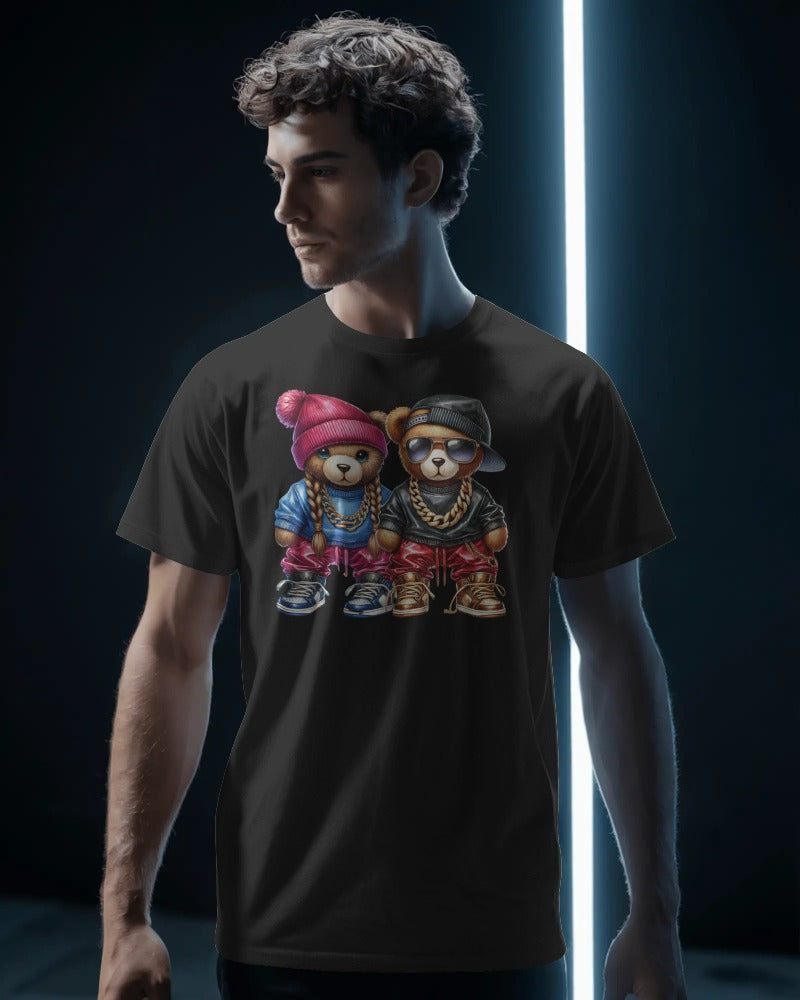 Bearz Wit Chainz Hip Hop Duo Graphic Tee