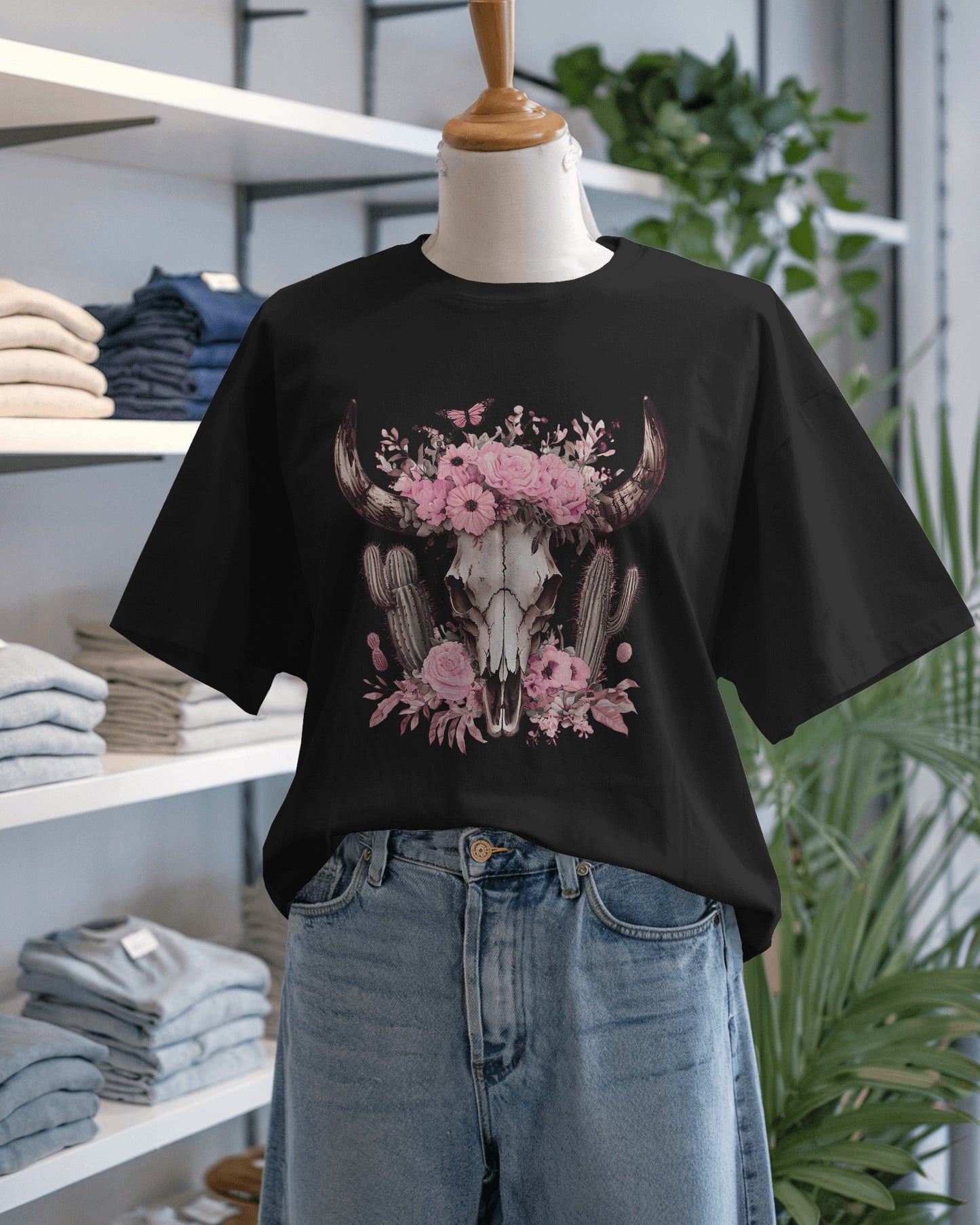 Desert Bloom Bull Tee