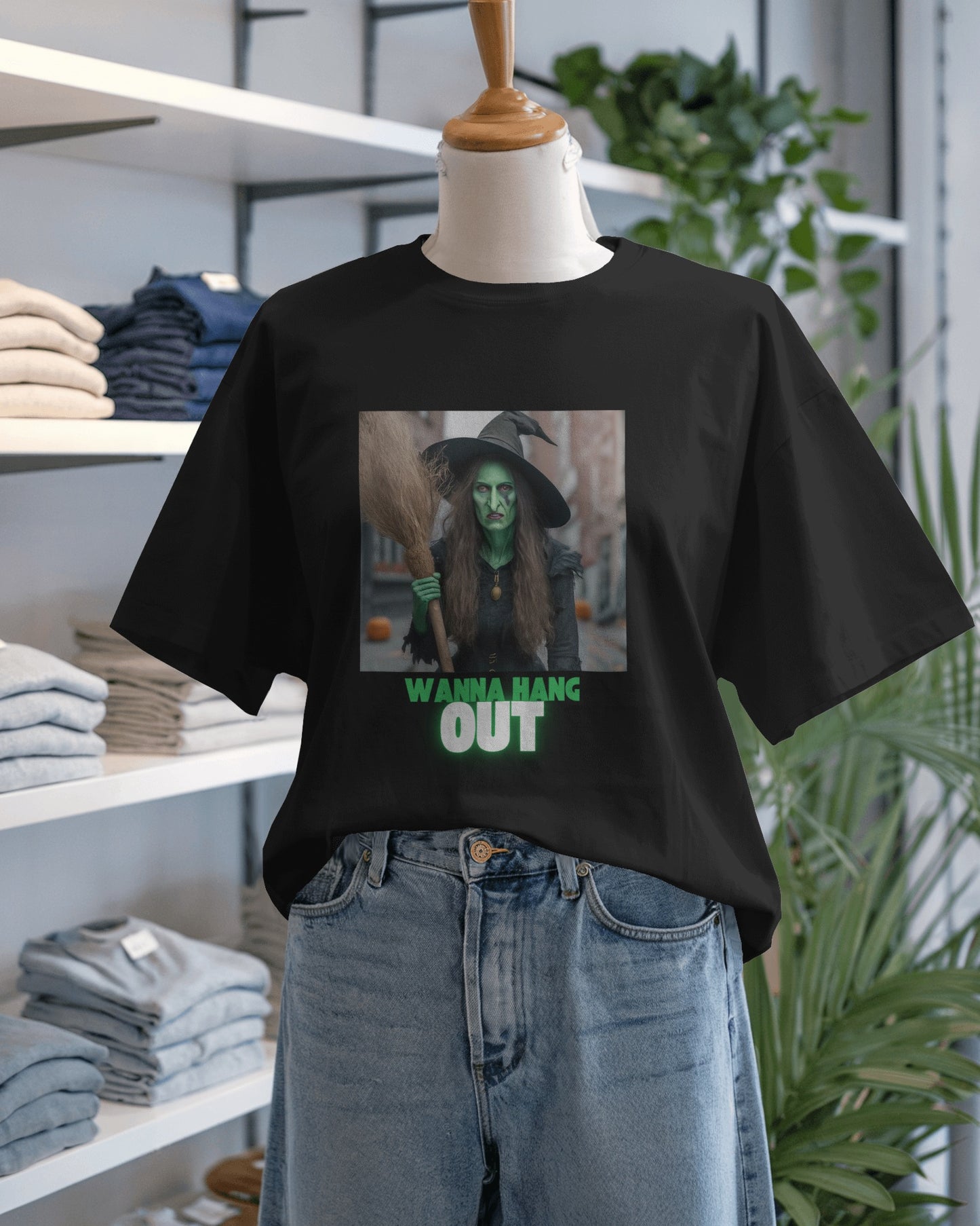 Wanna Hang Out? Witchy Vibes Tee