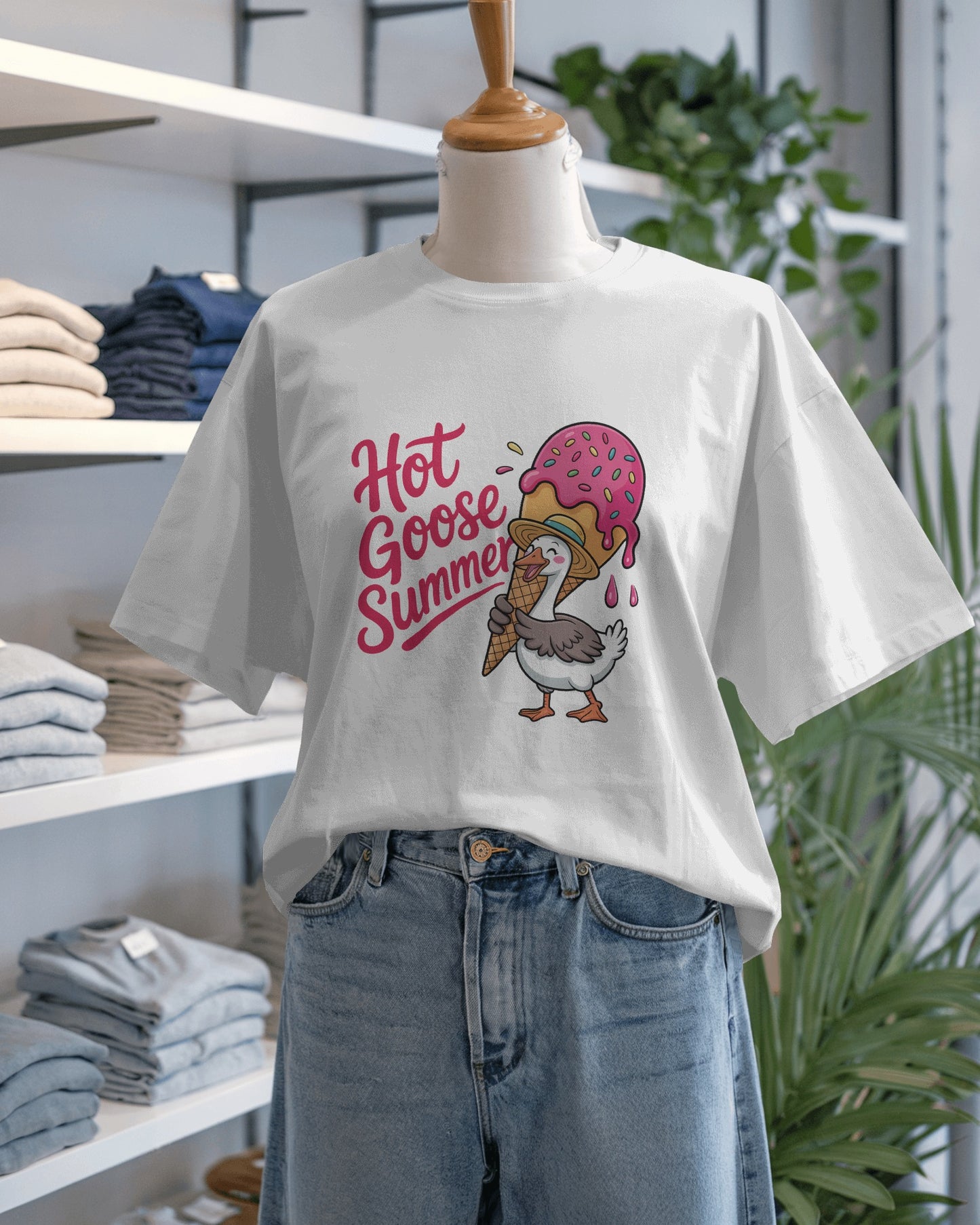 Hot Goose Summer Tee – Ice Cream Vibes Edition