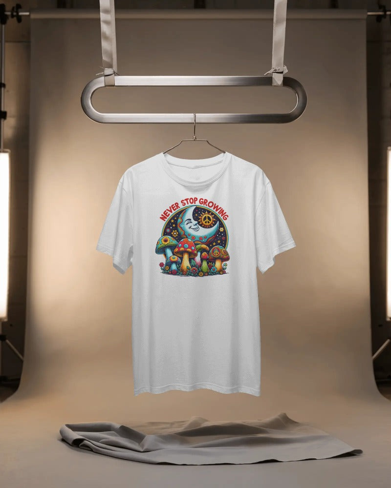 "Never Stop Growing" Trippy Vibes Tee