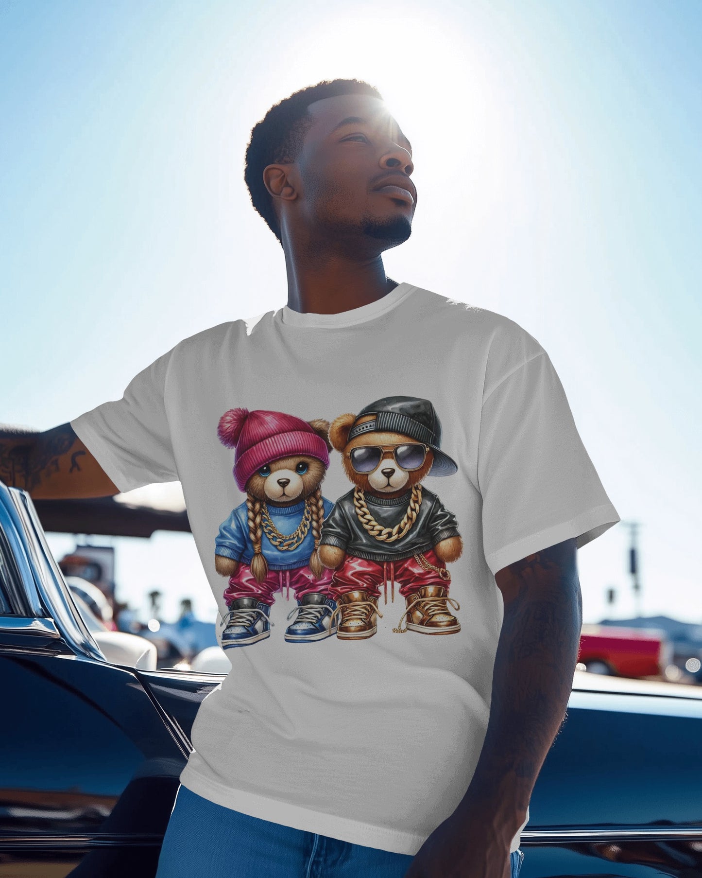 Bearz Wit Chainz Hip Hop Duo Graphic Tee