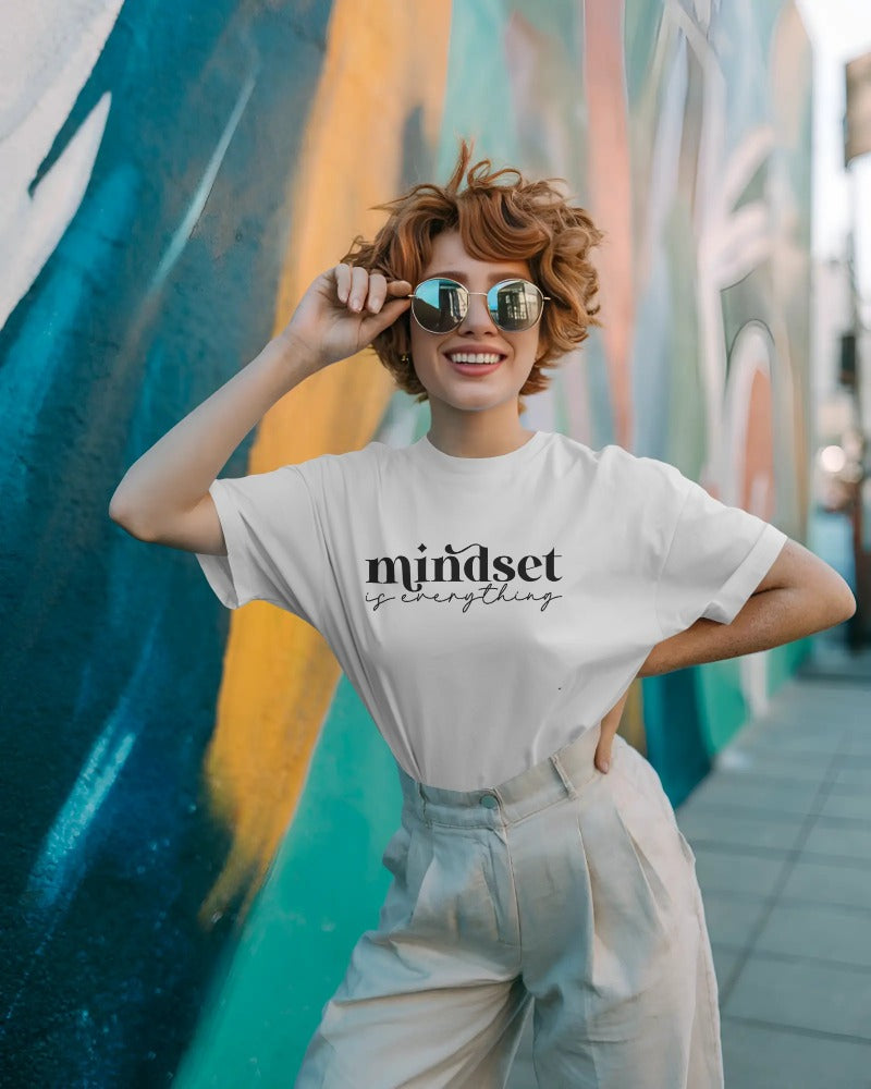 Mindset Is Everything – Motivational Graphic Tee