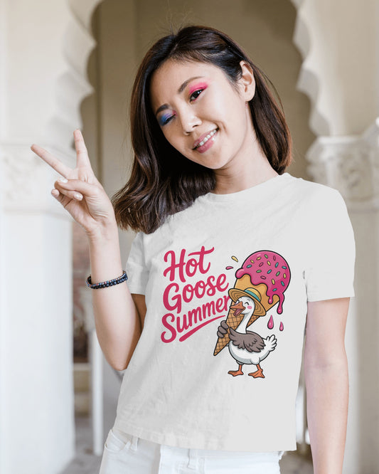 Hot Goose Summer Tee – Ice Cream Vibes Edition