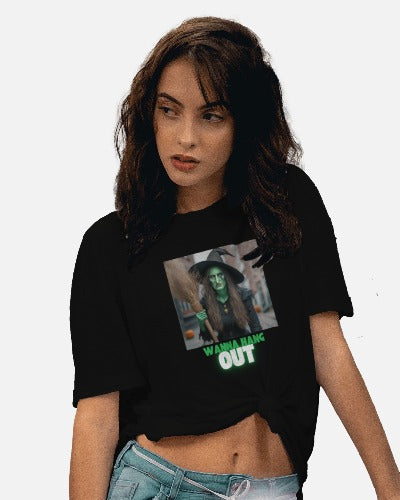 Wanna Hang Out? Witchy Vibes Tee