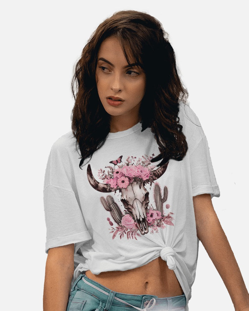 Desert Bloom Bull Tee